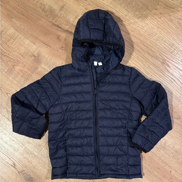 GAP Other - Gap Kids Recycled Lightweight Puffer Jacket Primaloft Navy Blue Size Small 6-7